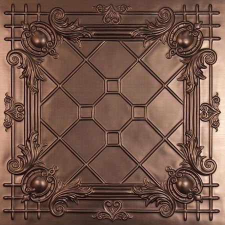 Ceilume Bentley 2ft x 2ft Bronze Ceiling Tile V3-BENT-22BBR